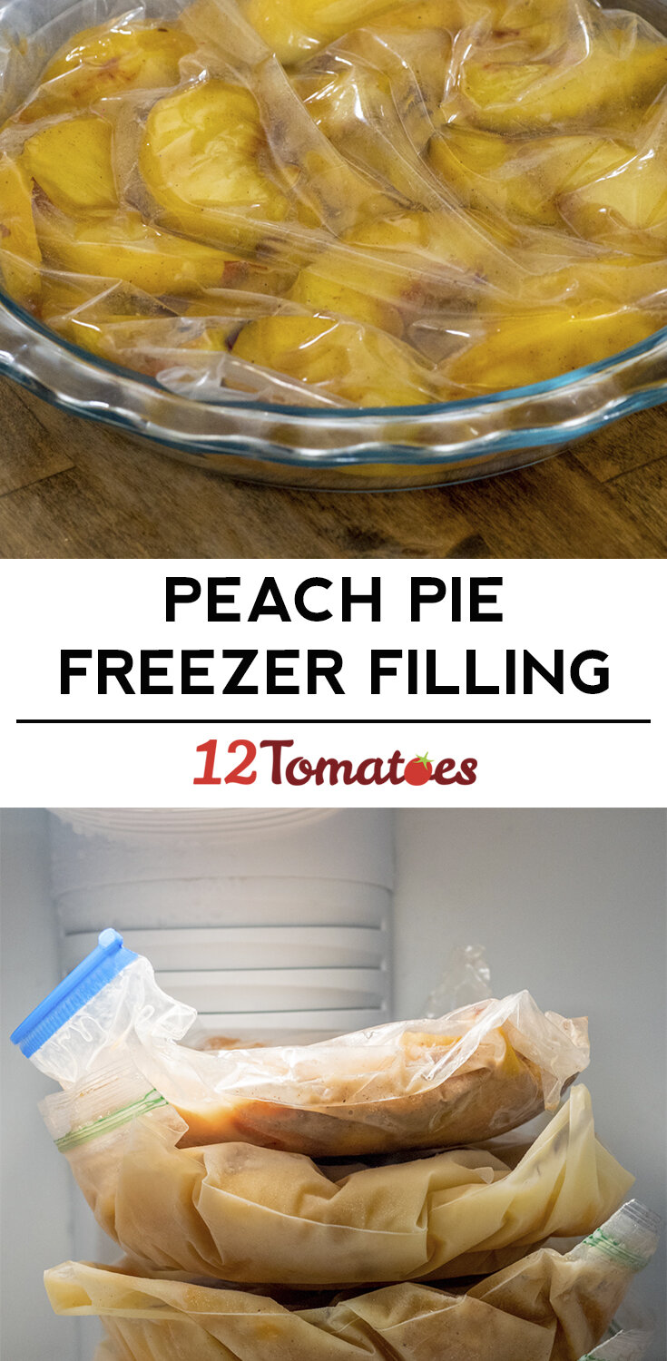 Peach Pie Freezer Filling – 12 Tomatoes