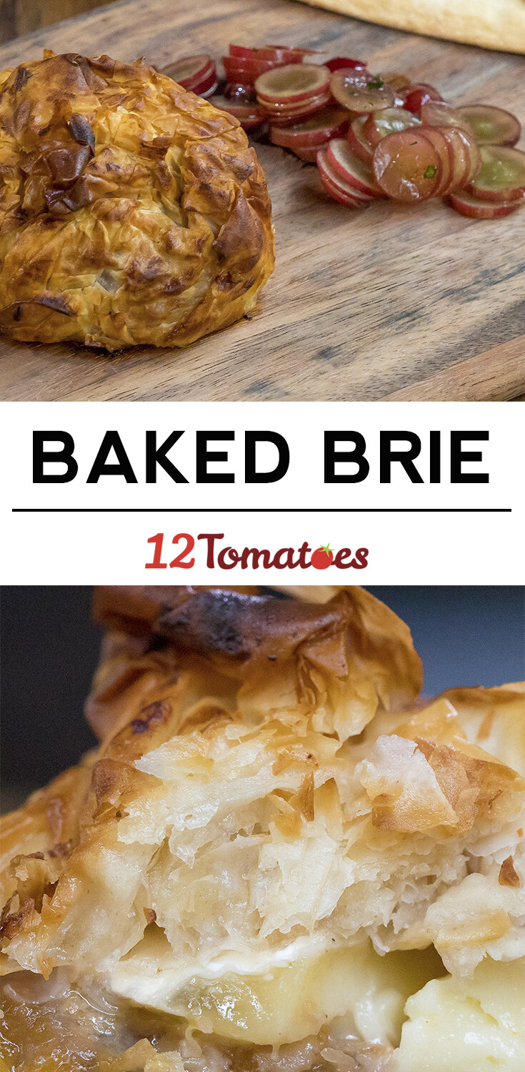 Apricot And Caramelized Onion-Stuffed Baked Brie – Crafty House