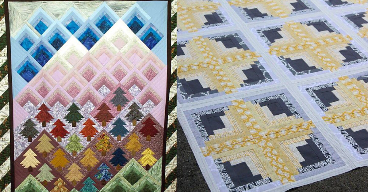 Download 10 Log Cabin Quilts To Inspire Your Next Project! - Crafty ...