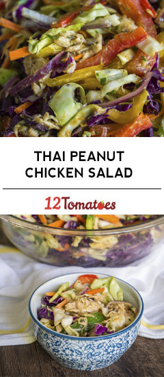 Thai Peanut Chicken Salad – Live Play Eat