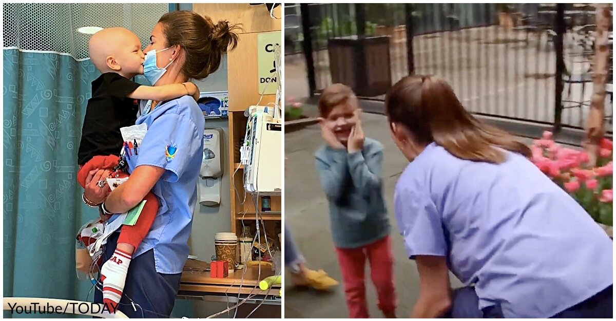 4-Year-Old Cancer Survivor Has Touching Surprise Reunion With His Favorite Nurse