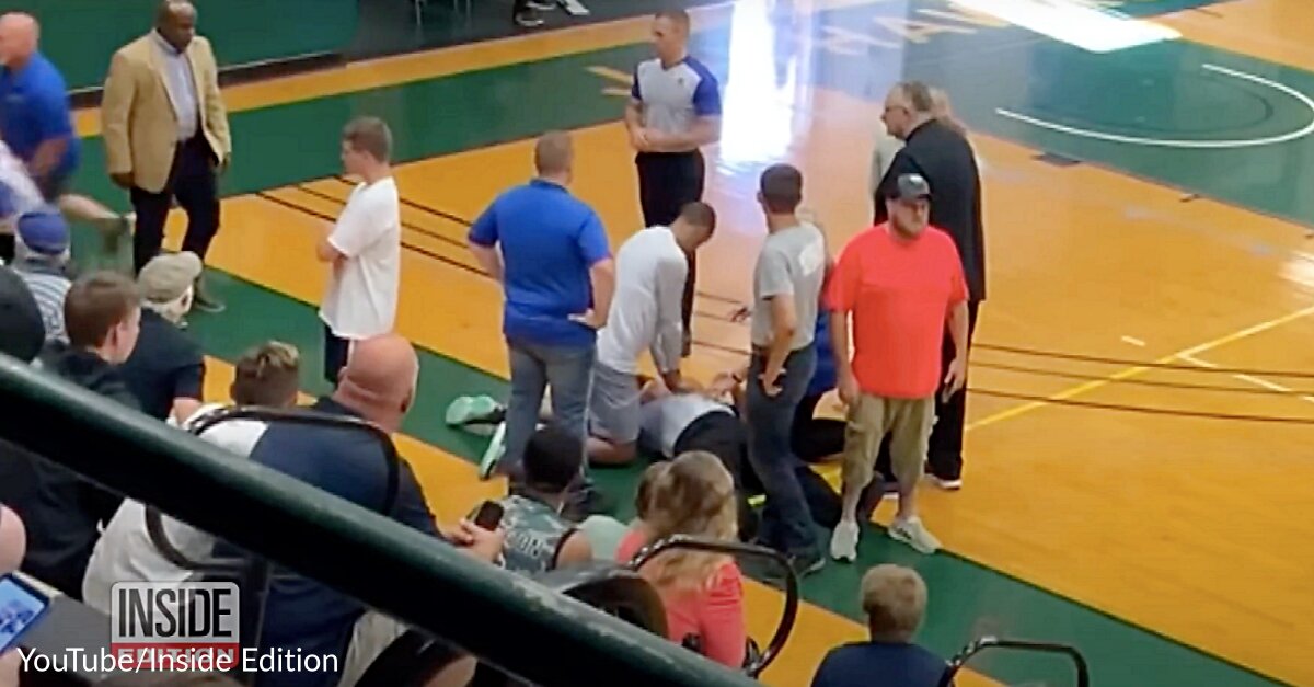 Basketball Player Saves Referee’s Life During Game After He Collapses From Heart Attack