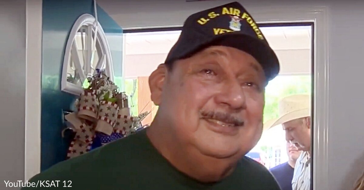 Vietnam Veteran Living In Backyard Shed For 4 Years Is Surprised With Newly Restored Home