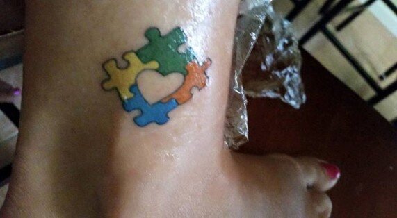 Autism Awareness Puzzle Piece Pieces Heart Color 3D Realis  Flickr